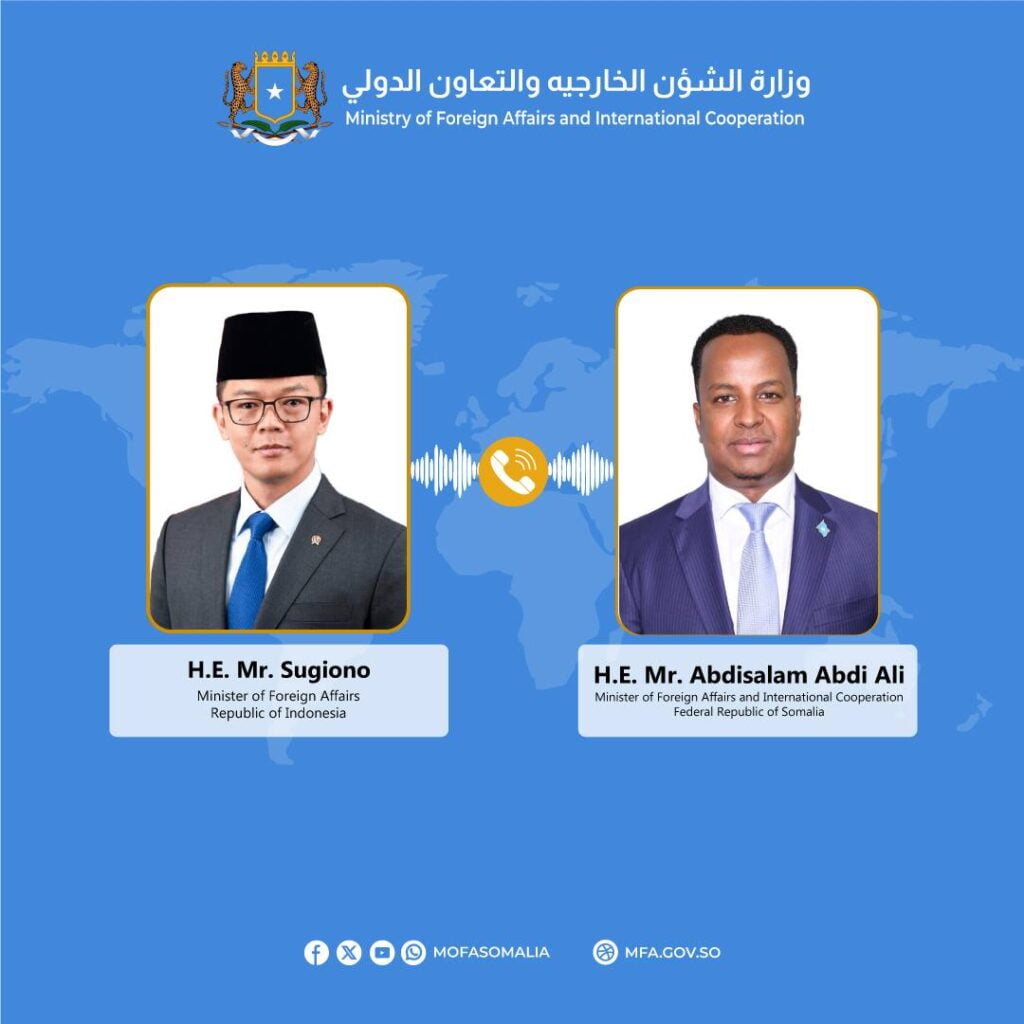 Indonesia oo mar kale xaqiijisay taageerada buuxda ee madax-bannaanida iyo midnimada dhuleed ee Soomaaliya