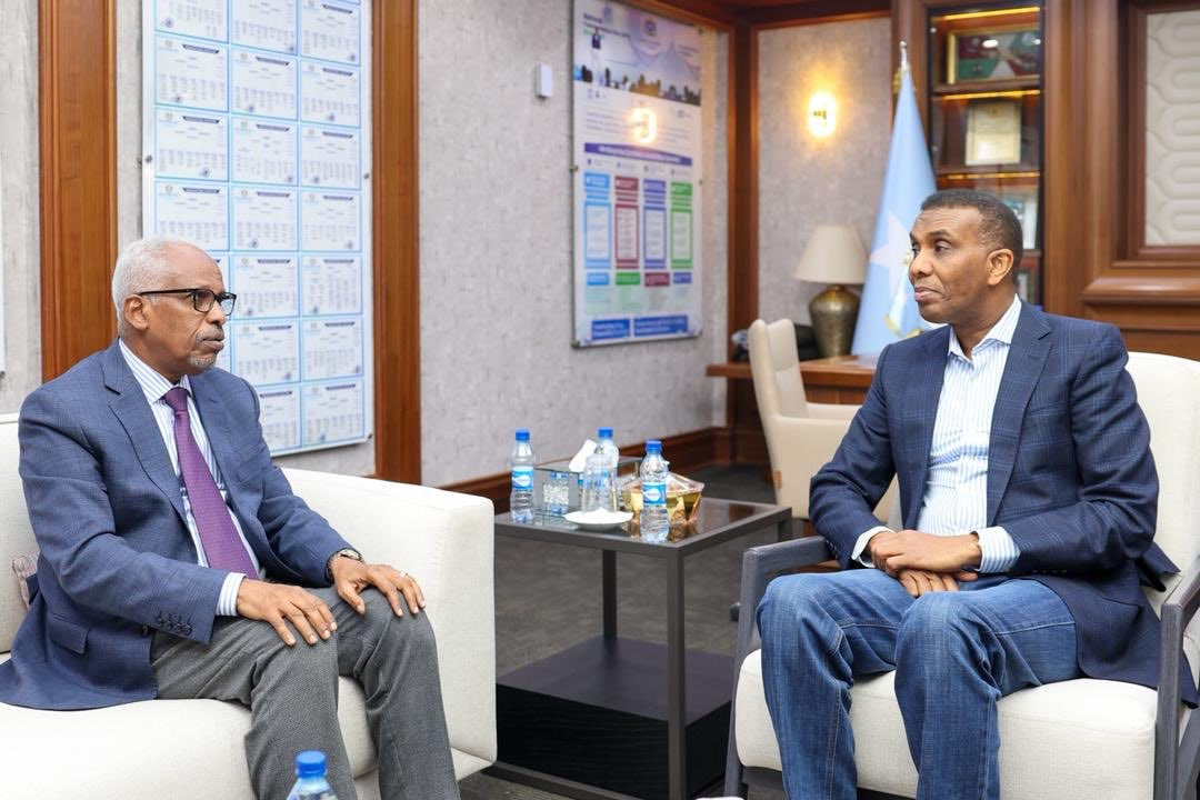 Prime Minister Hamza Abdi Barre Receives Djibouti’s Ambassador to Somalia