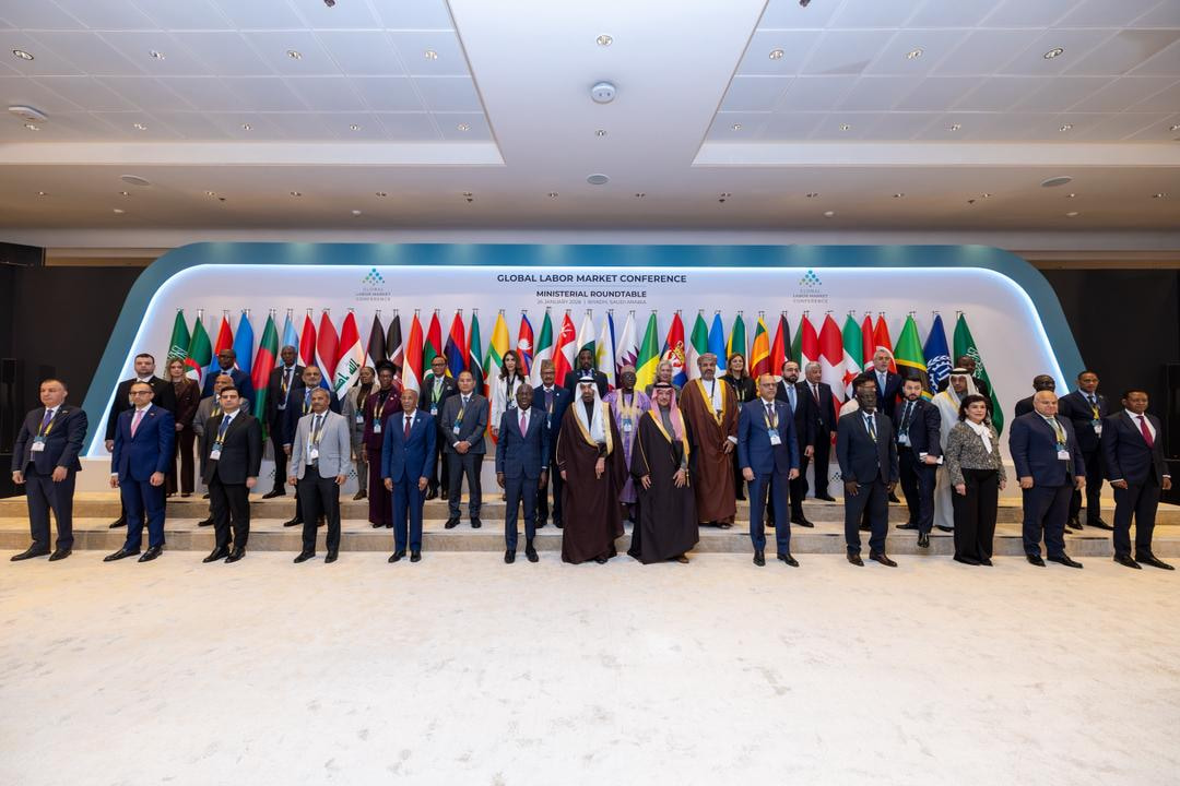 Somali Labor Minister Prof. Salim Aliyow Addresses Global Labor Market Conference in Saudi Arabia; Outlines National Strategy for Youth Employment
