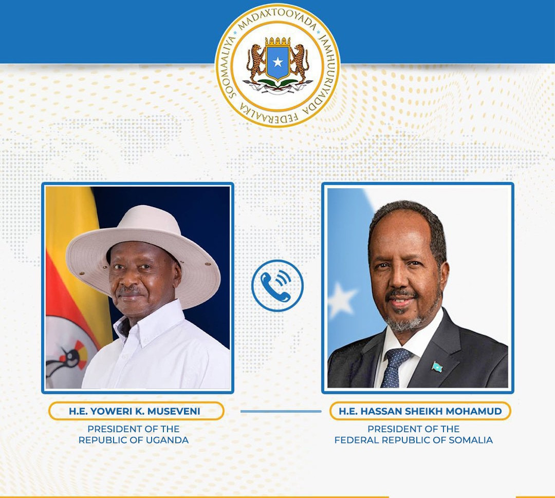 Somali President Congratulates Ugandan President, Reaffirms Commitment to Stronger Bilateral Ties