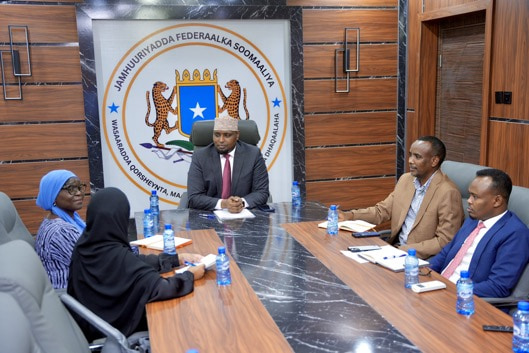 Minister of Planning meets UNFPA Representative in Somalia