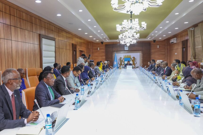 Somali Cabinet Commends Army Victory in Kudhaa; Approves Maritime Agreements and National Postal Policy