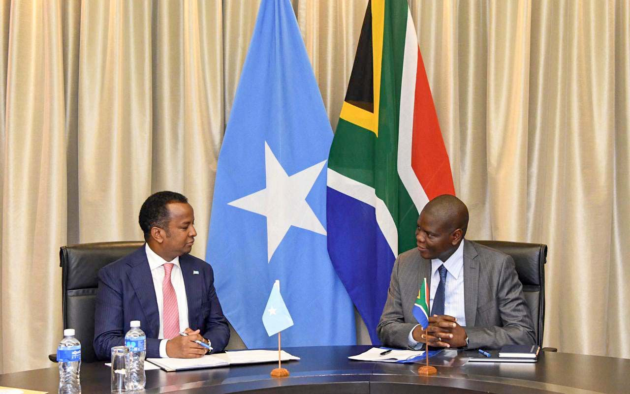 Somalia, South Africa Discuss Multidimensional Cooperation in Pretoria