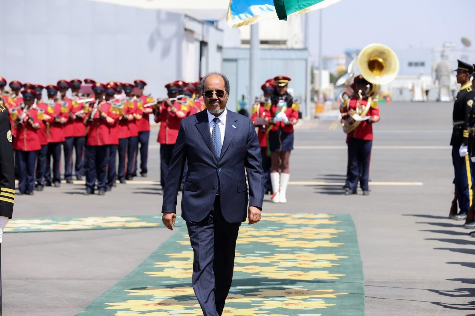 President Hassan Sheikh Arrives in Addis Ababa for 39th African Union Summit to Rally Support for Sovereignty