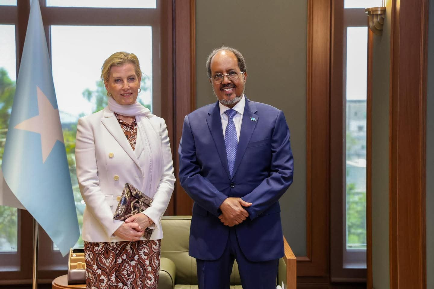 President Hassan Sheikh Receives Duchess of Edinburgh to Strengthen Somalia–UK Partnership