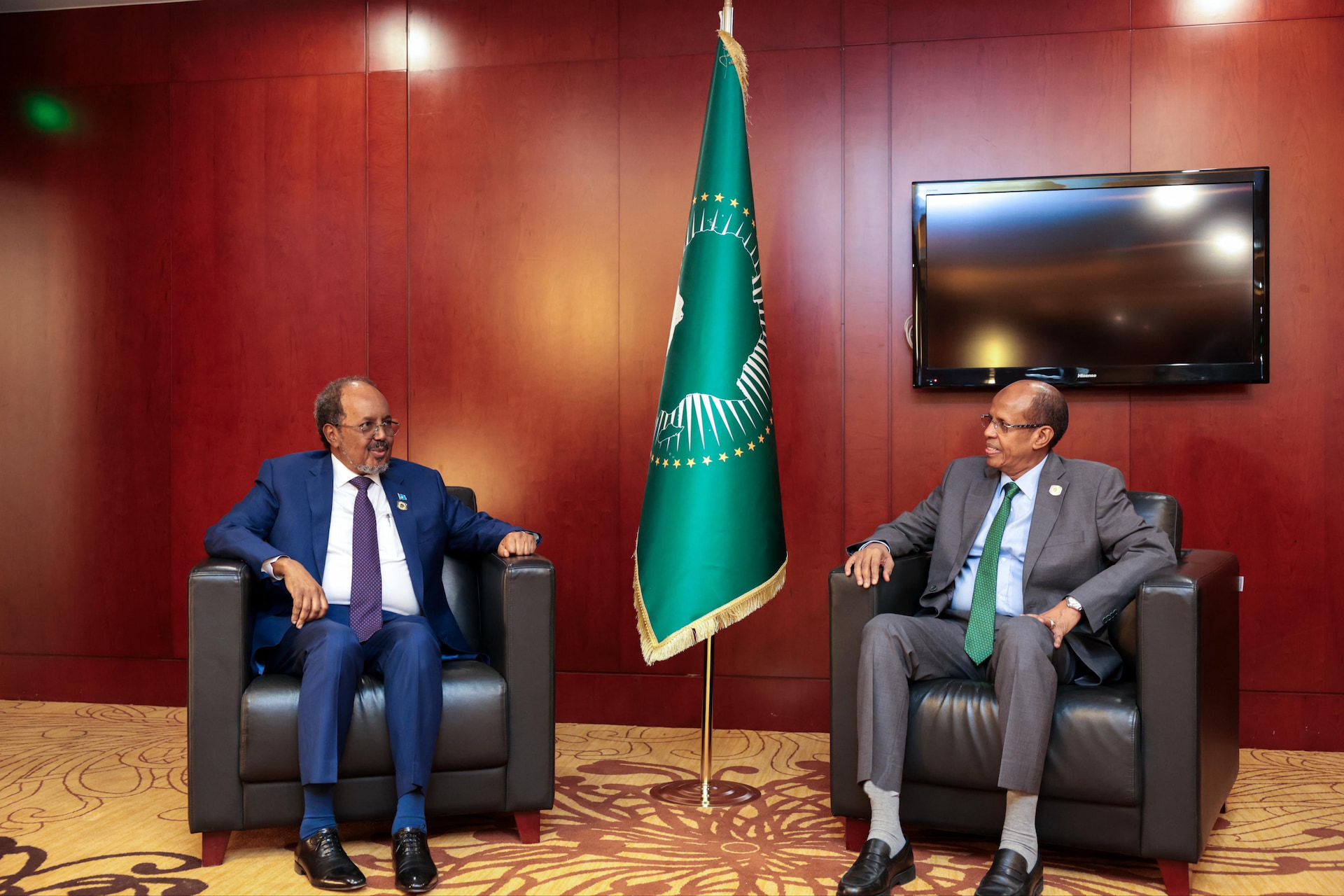 President Hassan meets African Union Commission Chairperson