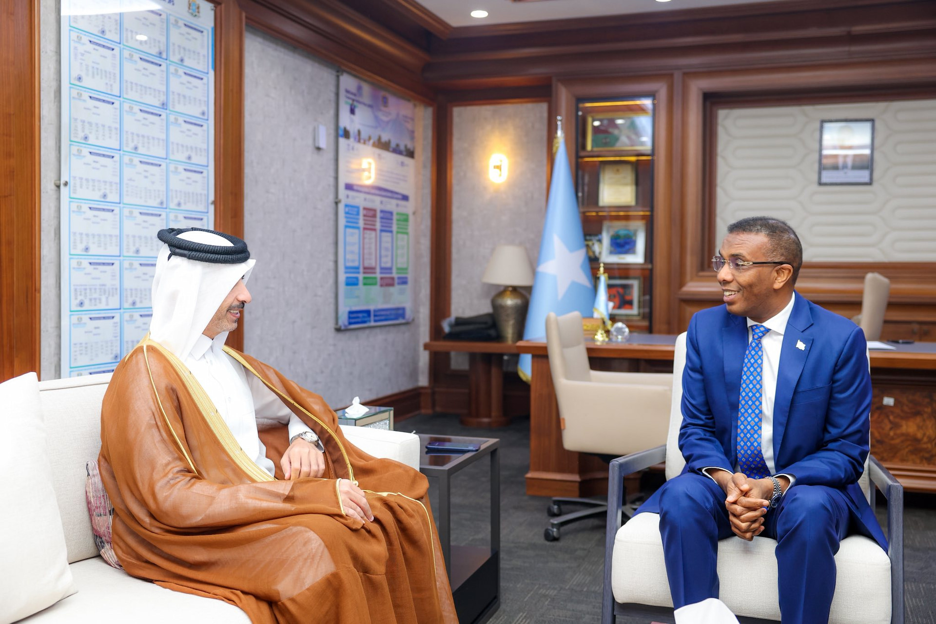 Somali Prime Minister Receives Qatari Ambassador to Strengthen Bilateral Cooperation