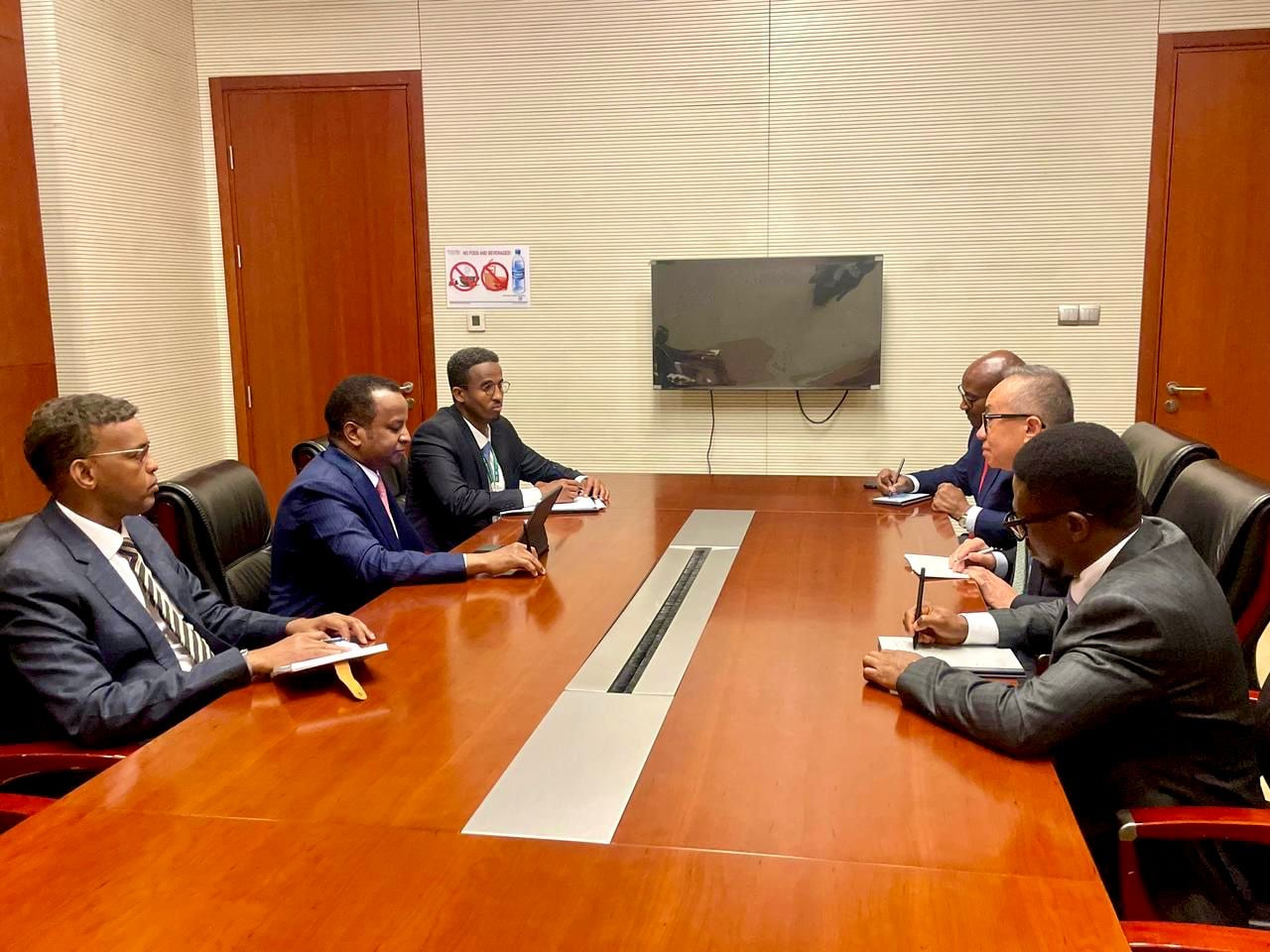 Somali FM Meets UN Special Envoy for the Horn of Africa on the Sidelines of the African Union