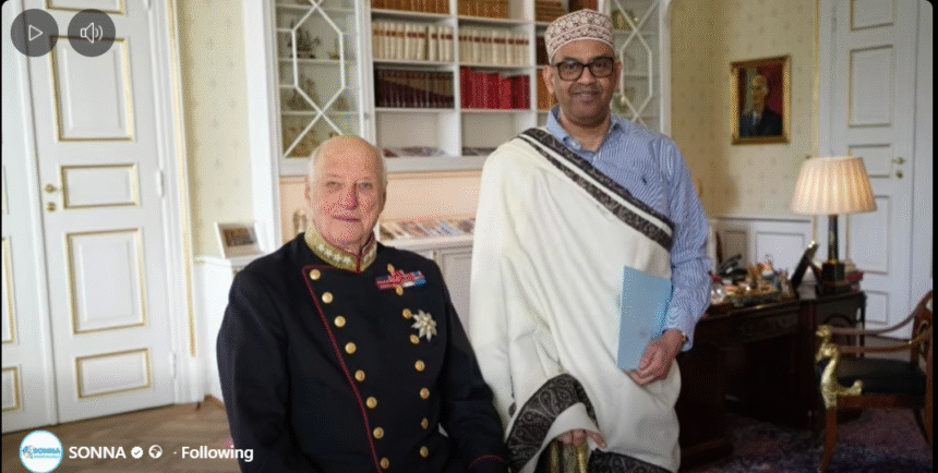 Somali Ambassador to Nordic Countries Presents Credentials to King Harald V of Norway