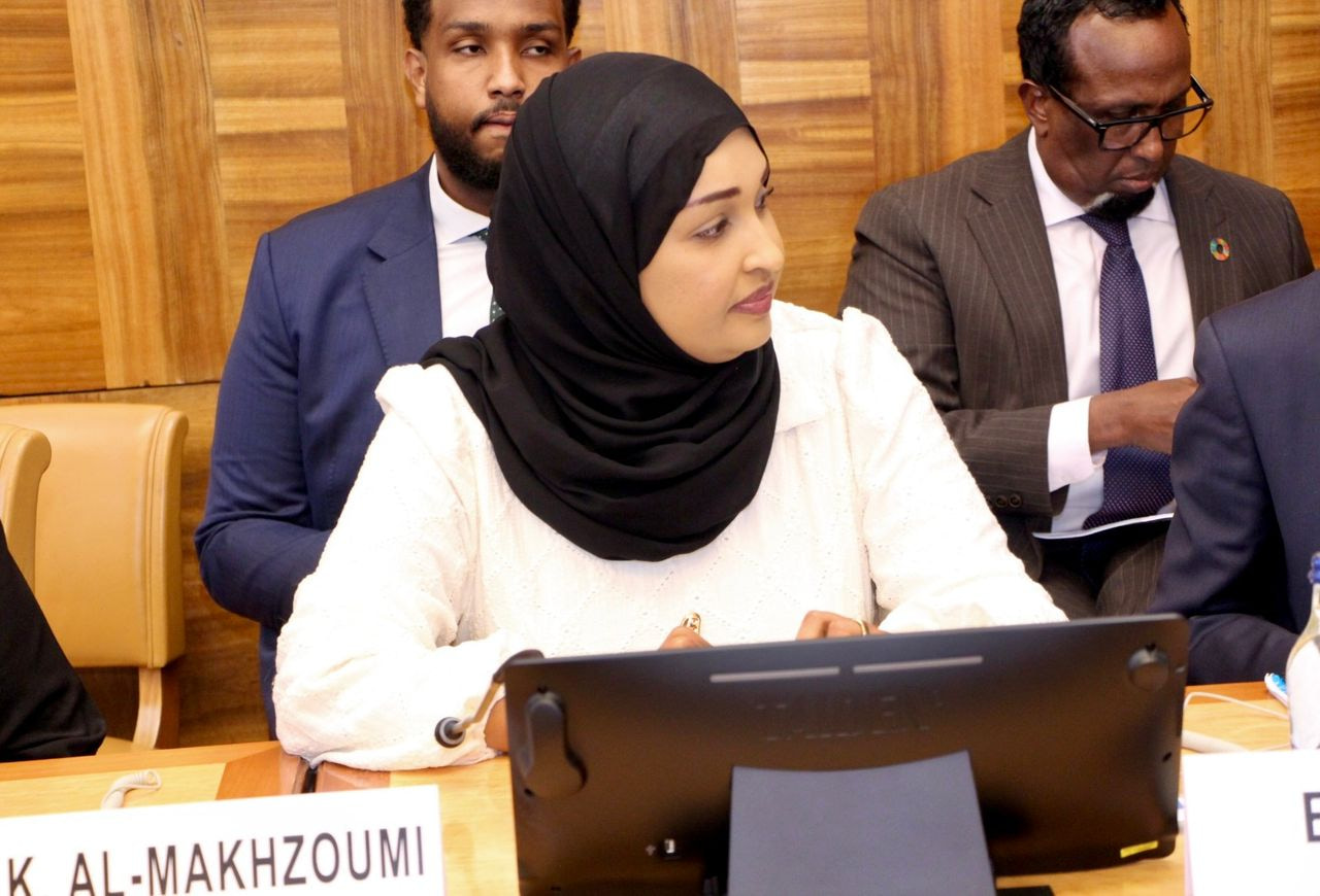 Minister Khadija Al-Makhzoumi Chairs High-Level Human Rights Meeting in Geneva