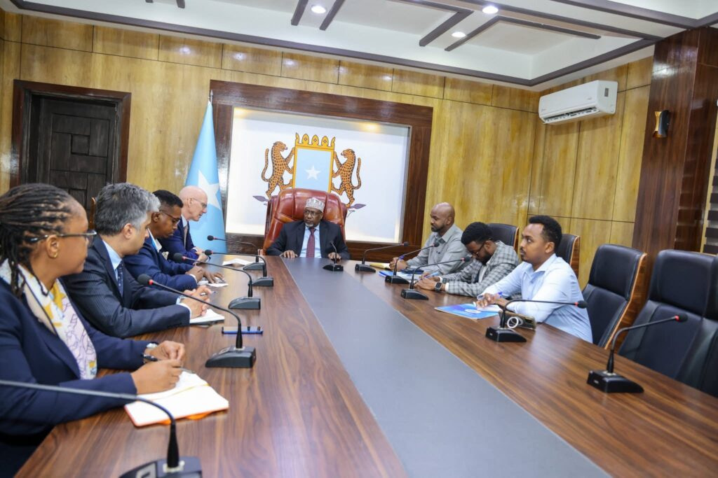 Speaker of the Parliament meets UN Secretary-General envoy in Mogadishu