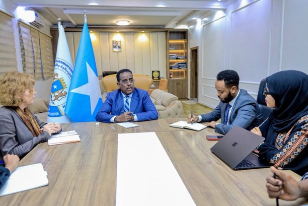 Minister of Interior meets Deputy Ambassador of Norway in Mogadishu