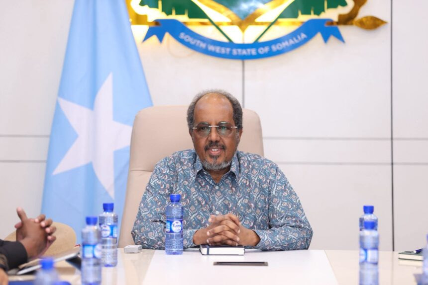President Hassan Sheikh Chairs Joint Security and Development Meeting in Baidoa