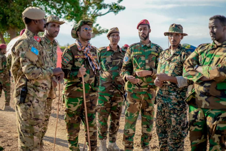 SNA Land Forces Commander Directs Frontline Security Assessment in Liberated Lower Shabelle Territories