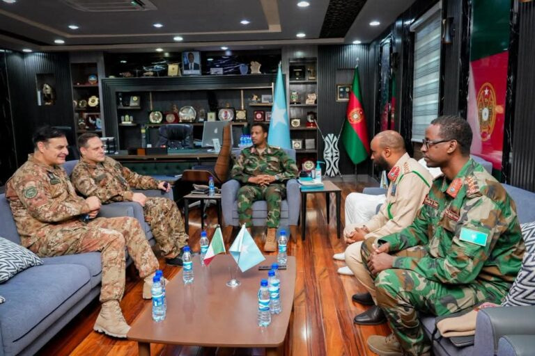 Somali Infantry Commander Hosts Italian Military Delegation to Advance Defense Cooperation