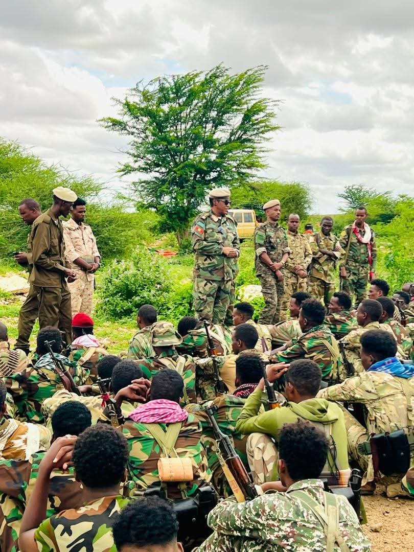 Deputy Commander of Somali Ground Forces Inspects Army Bases in Baidoa