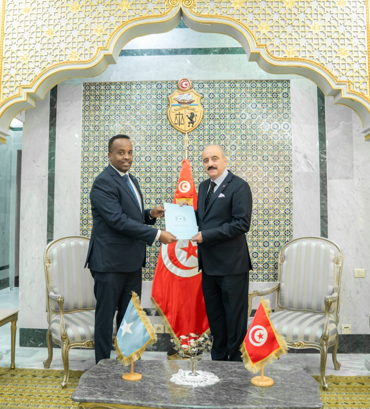 Somali Ambassador to Algeria Presents Non-Resident Credentials to Tunisia, Advancing Bilateral Cooperation