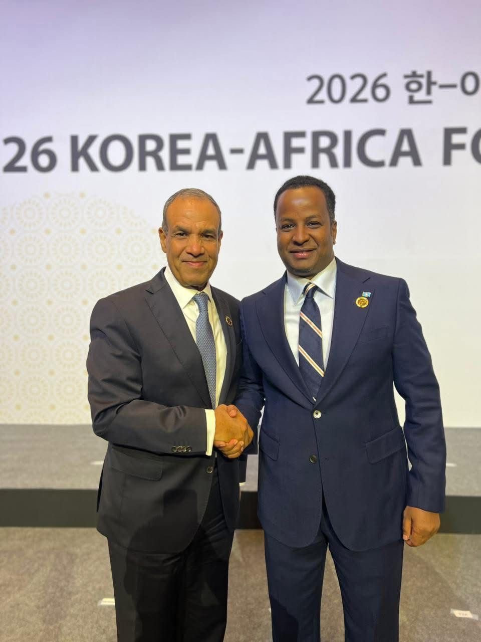 Minister of Foreign Affairs meets his Egyptian counterpart in Seoul