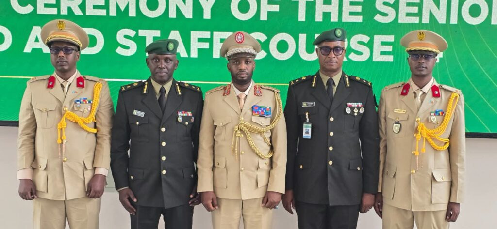 Somali Army Officers Graduate from Rwanda Defence Command and Staff College