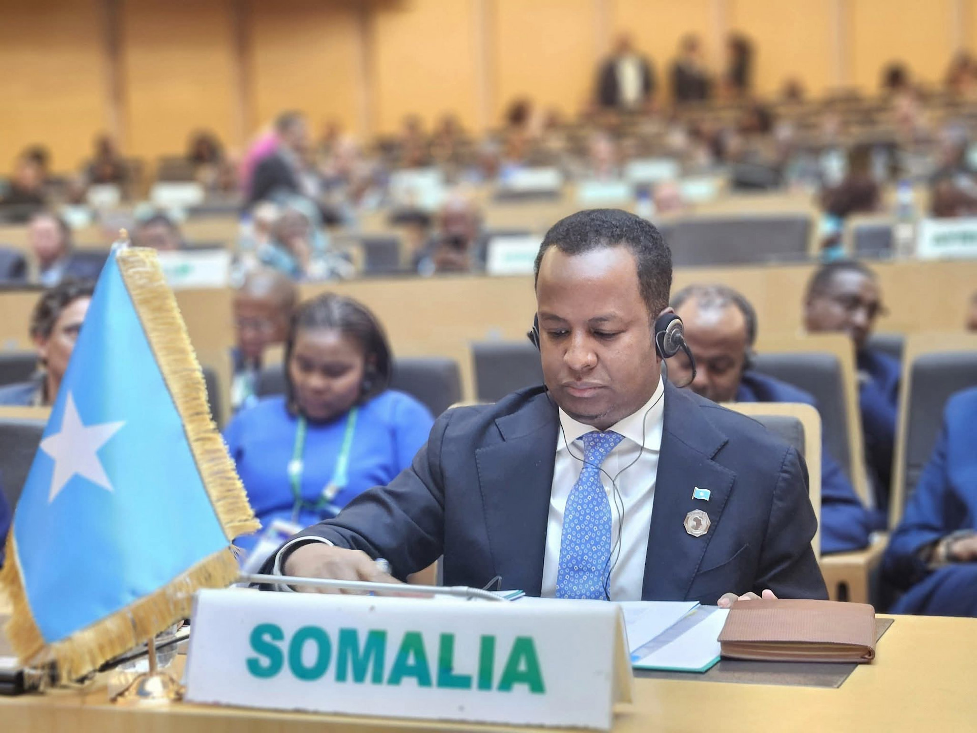 Wasiirka Arrimaha Dibadda XFS oo Ka Qaybgalay Kal-fadhiga 48aad ee Golaha Fulinta Midowga Afrika