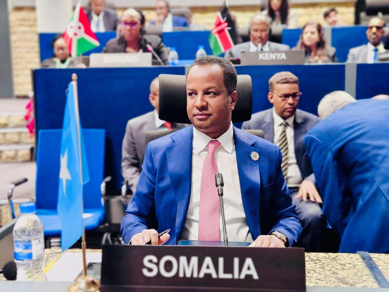 Wasiirka Arrimaha Dibadda oo Ka Qaybgalay Shirka Heer Wasiir ee Golaha Nabadda iyo Amniga Midowga Afrika