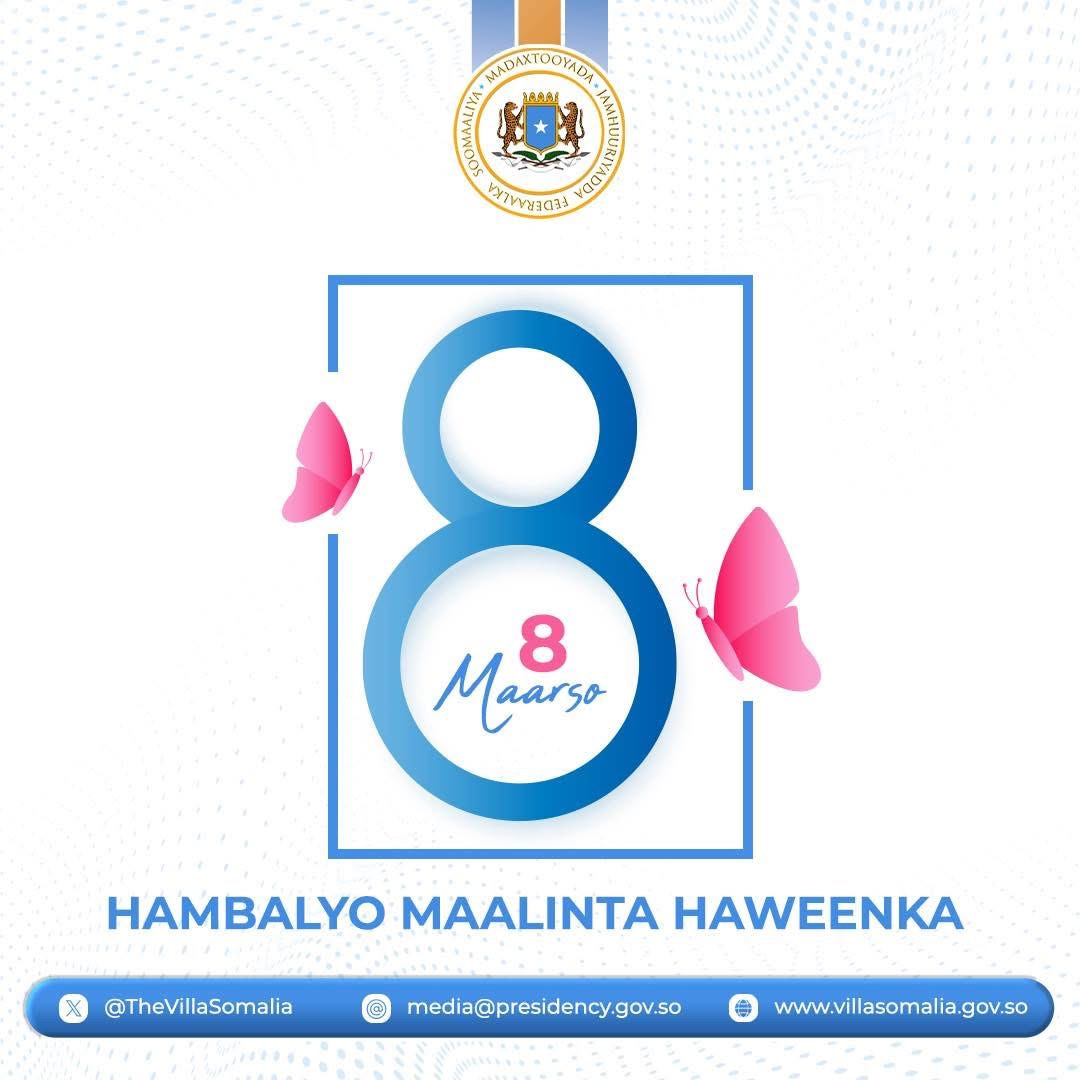 Fariinta Madaxweynaha JFS ee Maalinta Haweenka Adduunka