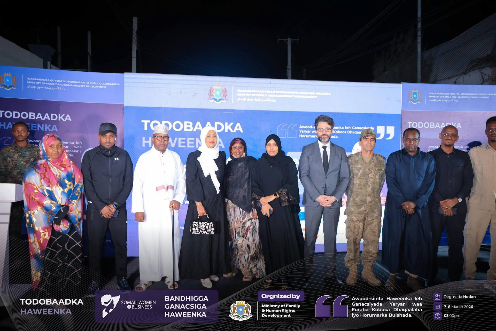 Wasaaradda Qoyska XFS oo Muqdisho ku soo xirtay xuska Bandhigga Ganacsiga Haweenka