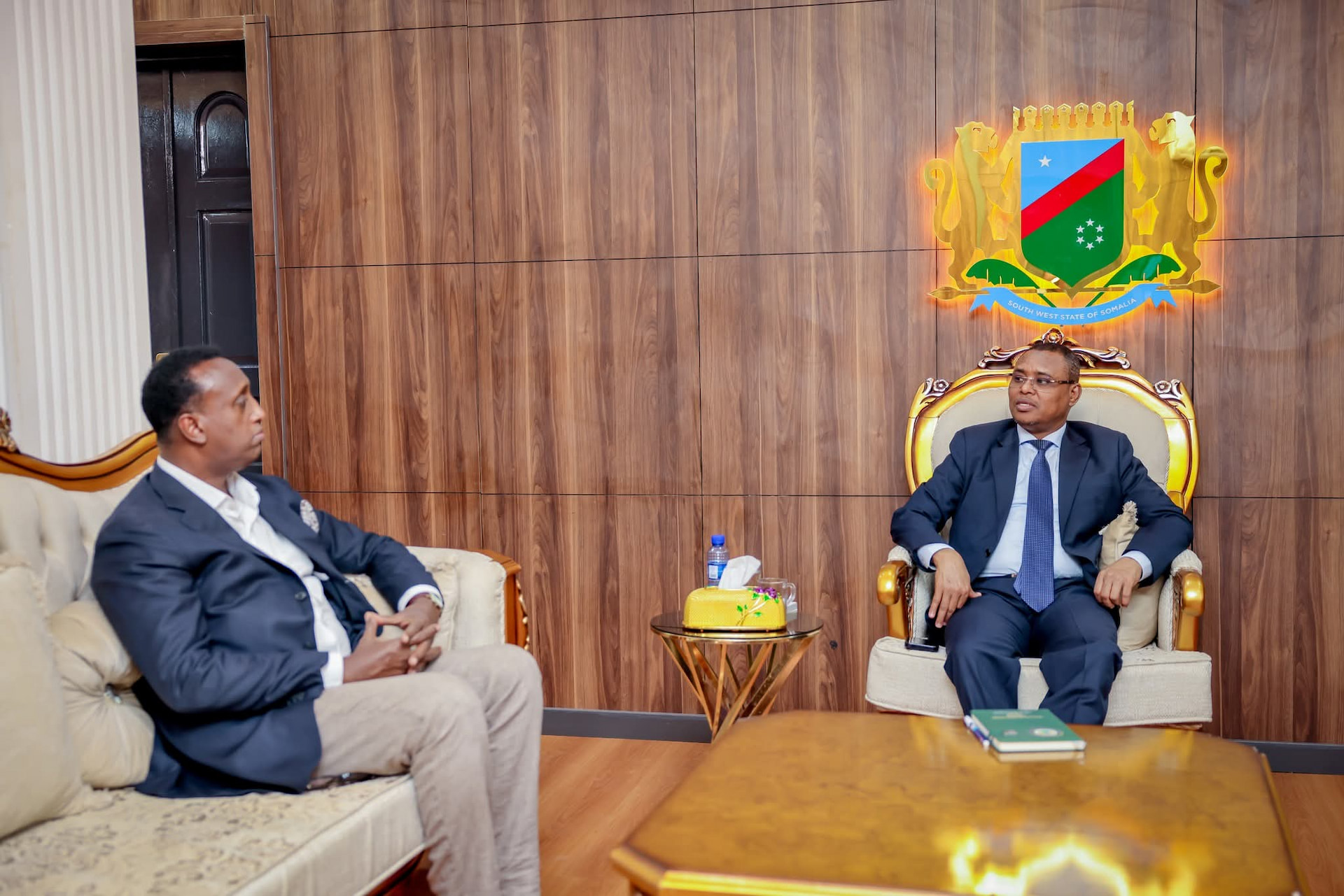Hoggaamiyaha Koonfur Galbeed oo la kulmay Guddoomiyaha Guddiga Doorashooyinka Qaranka