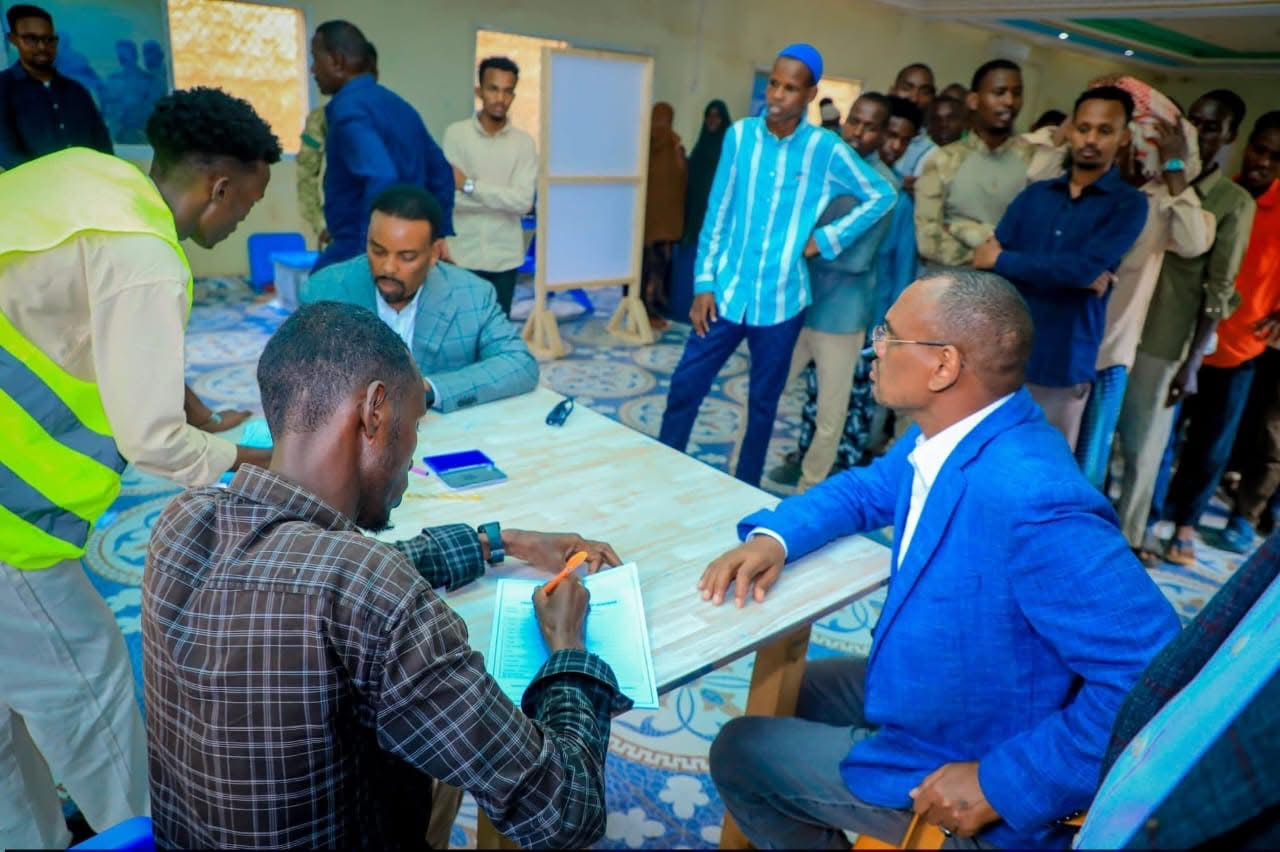 Diiwaangelinta codbixiyeyaasha Doorashooyinka oo ka socota Baydhabo