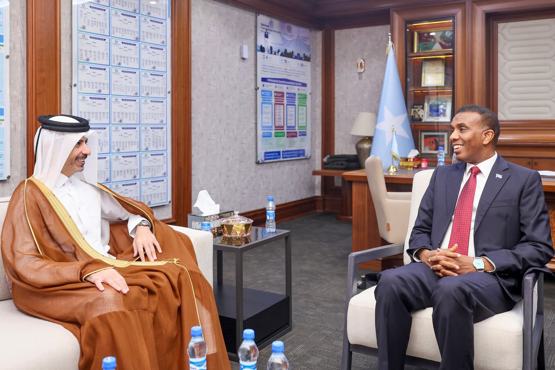 Ra’iisul Wasaare Xamsa oo la kulmay Danjiraha Dawladda Qatar u qaabilsan Soomaaliya