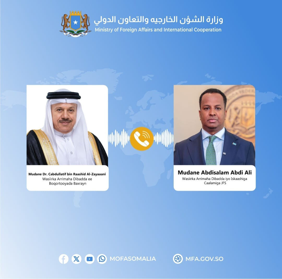 Soomaaliya iyo Bahrain oo Xoojinaya Xiriirka Diblomaasiyadeed ee Labada Dal