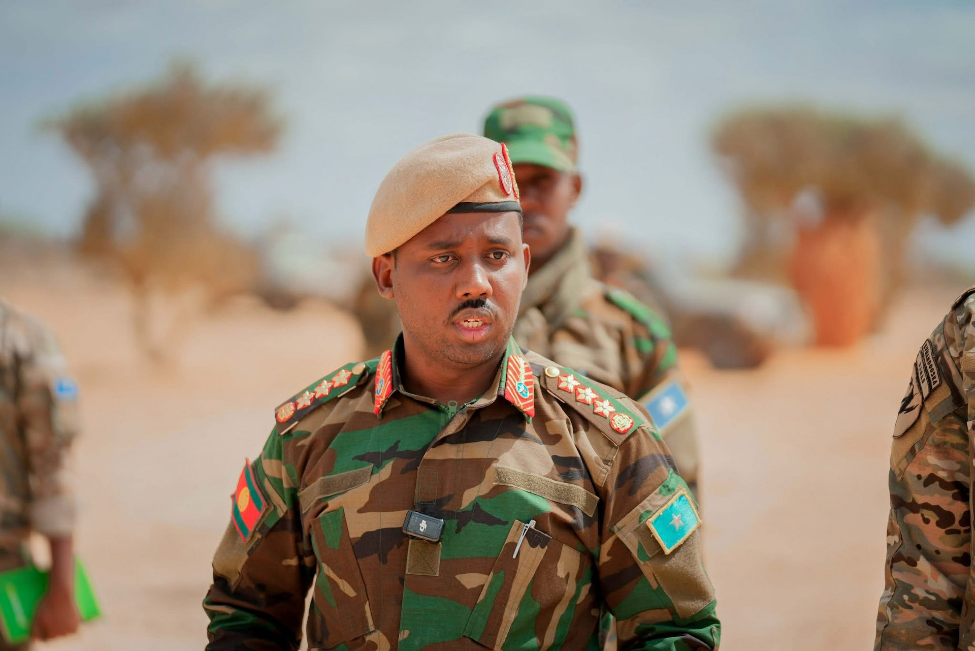 Taliyaha CXD oo kormeeray Xerada Ciidanka DANAB ee Galmudug