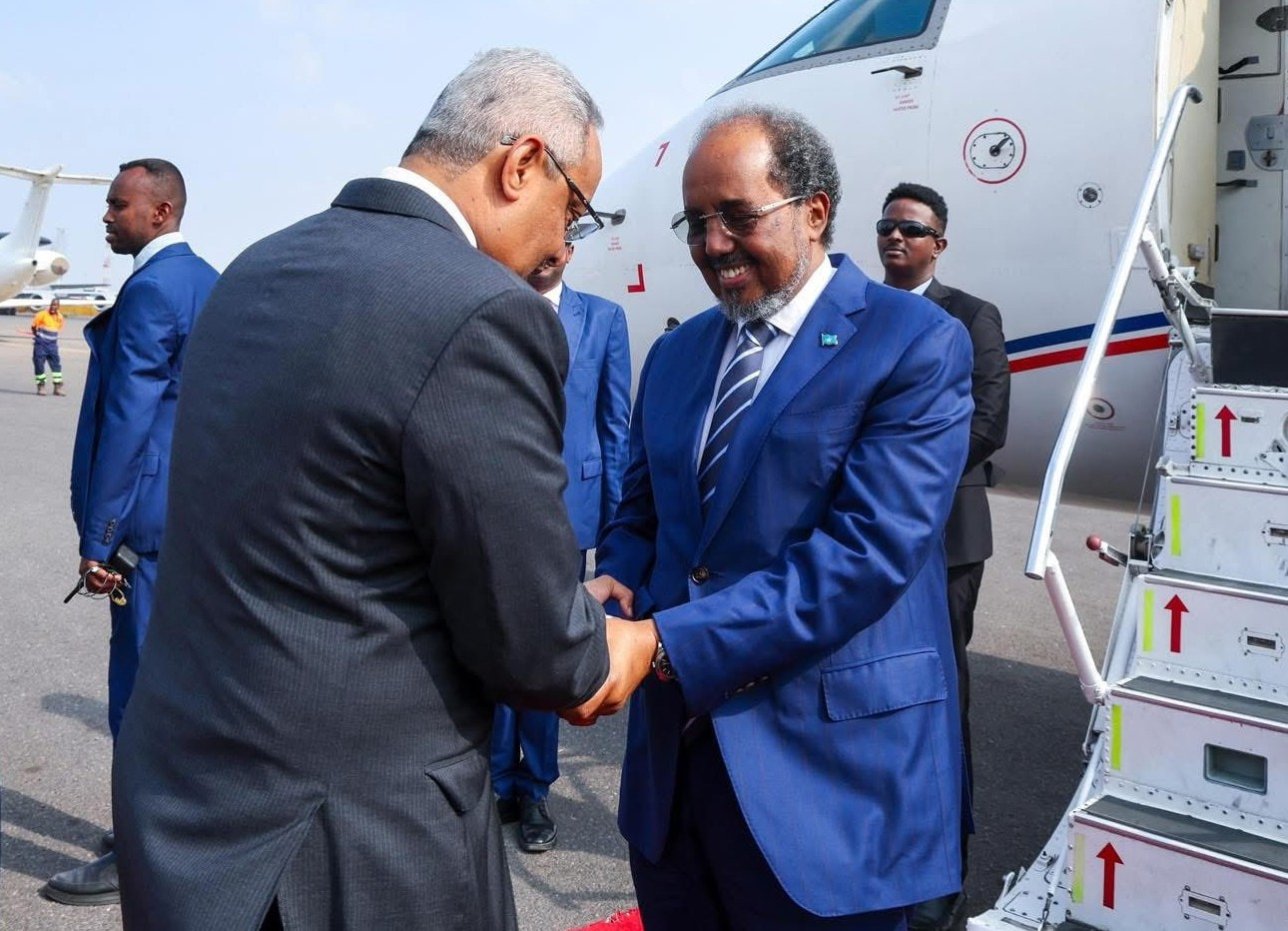 Somali President Hassan Sheikh Mohamud Visits Djibouti to Strengthen Bilateral Ties