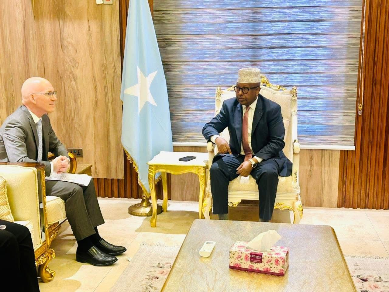 Minister of Defense and UN Envoy Align on Human Rights and Security Sector Compliance in Mogadishu