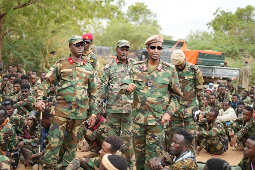 SNA Ground Forces Commander Sees Off Troops Joining Nationwide Anti-Terror Operations