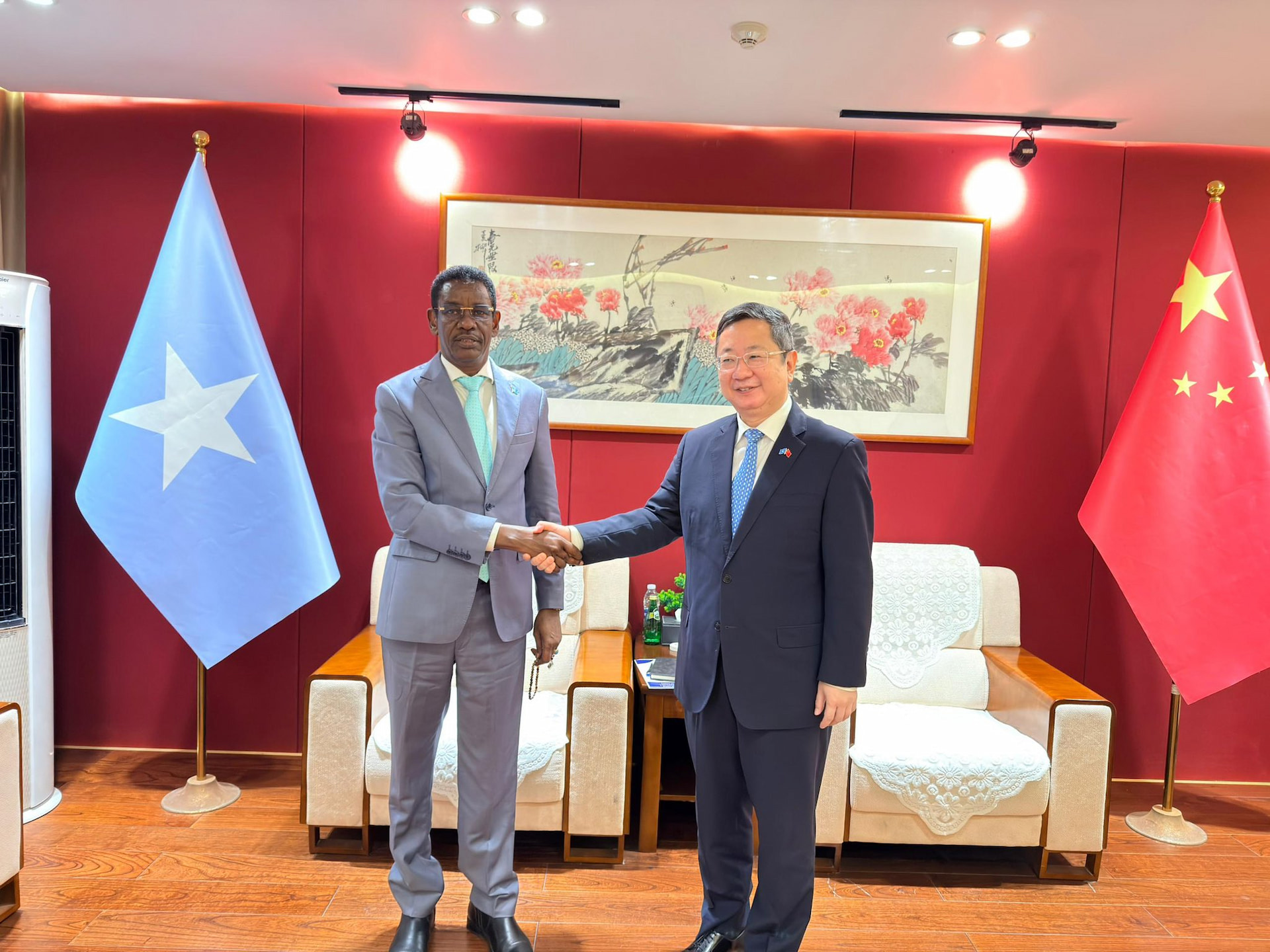Security Minister meets Chinese Ambassador, discusses advancing shared priorities