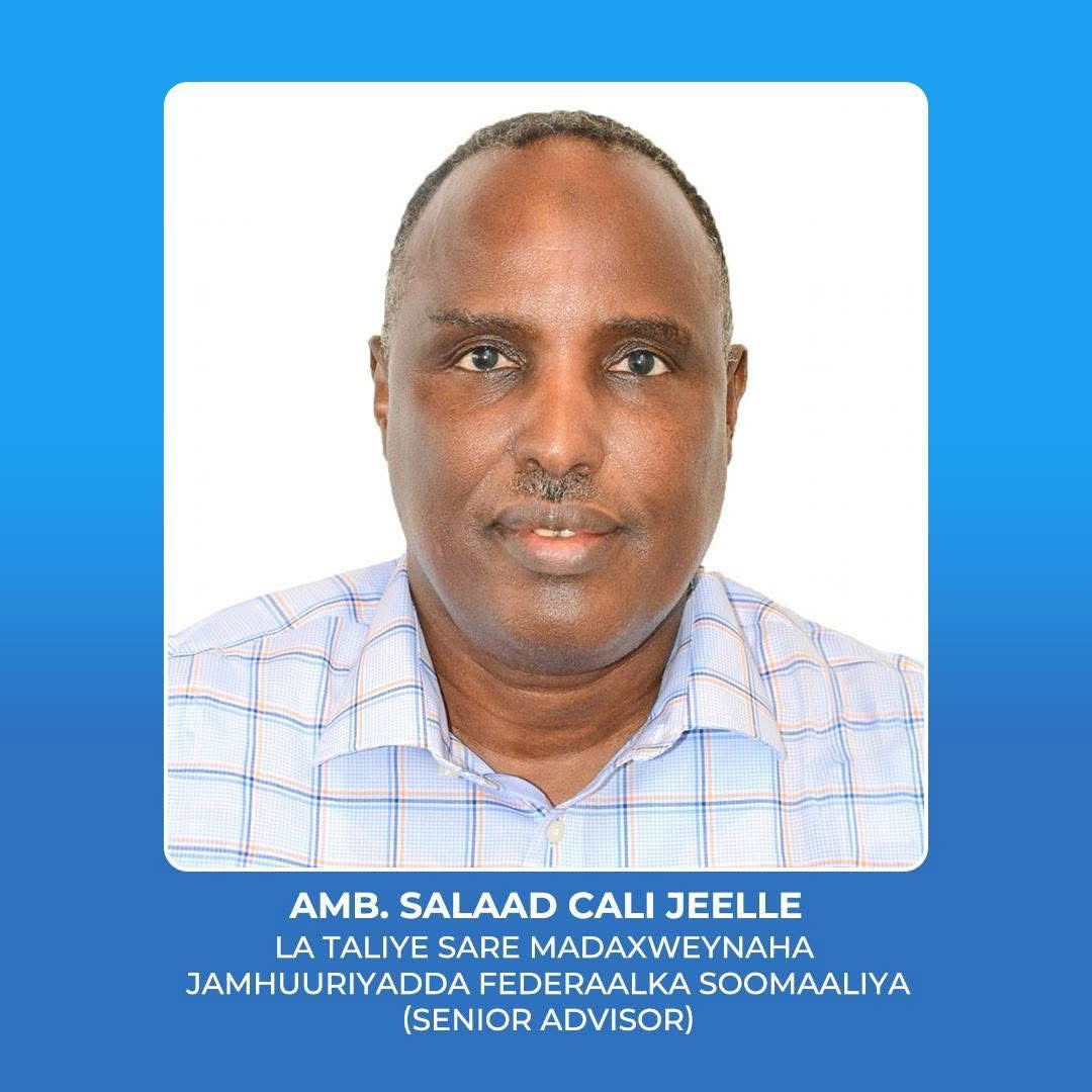 Somali President Appoints Veteran Diplomat Ambassador Salad Ali Jeelle as Senior Advisor
