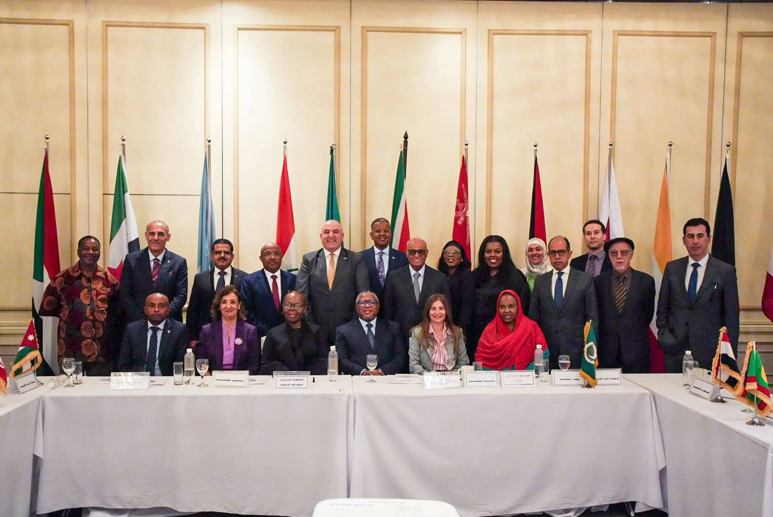 Safiirada dalalka Carabta u fadhiya dalka Koonfur Afrika oo kulan la qaatay Guddoomiyaha Xisbiga ANC