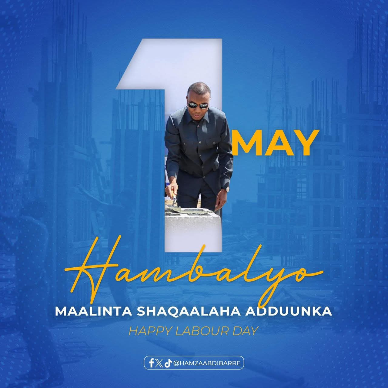 Ra’iisul wasaare Xamse oo bogaadiyey shaqaalaha Soomaaliyeed munaasabadda 1-da May awgeed