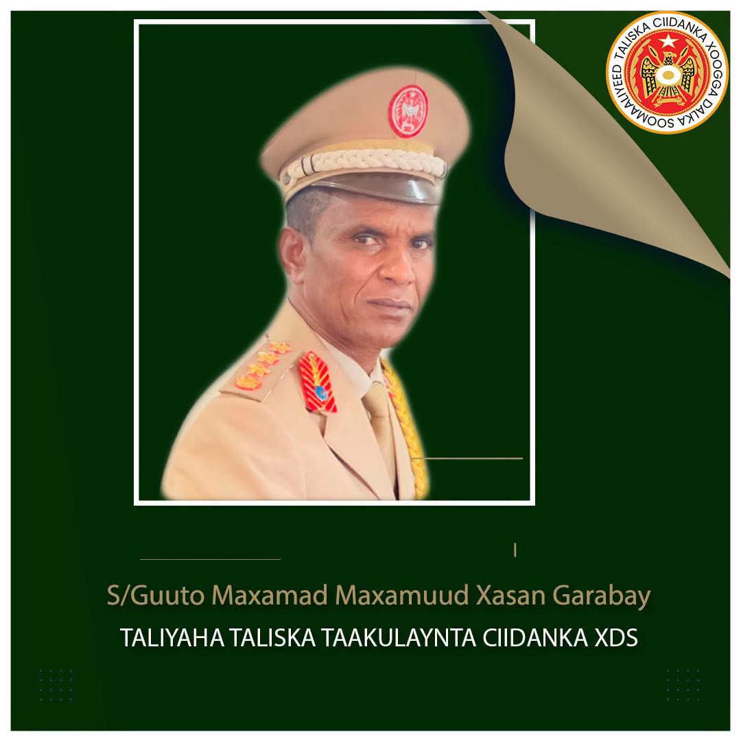Madaxweynaha JFS oo magacaabay Taliyaha Taliska Taakuleynta Ciidanka XDS