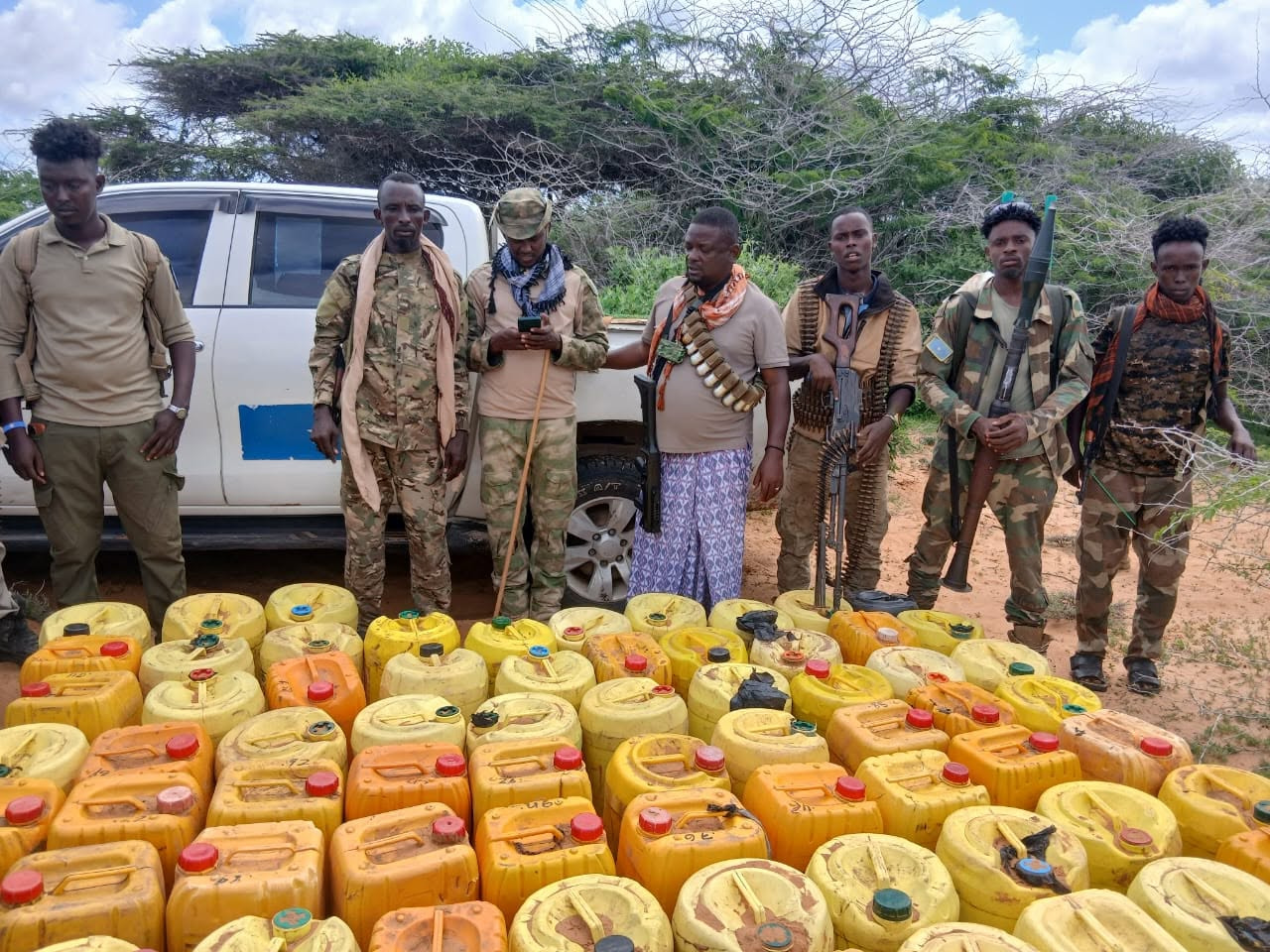 NISA iyo ciidanka deegaanka Shabeellada hoose oo fashiliyay qaraxyo ay maleegayeen khawaarijta